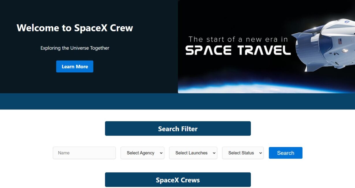 SpaceX Website